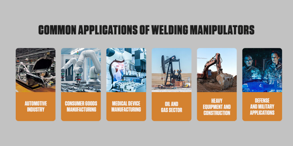 common applications of welding manipulators